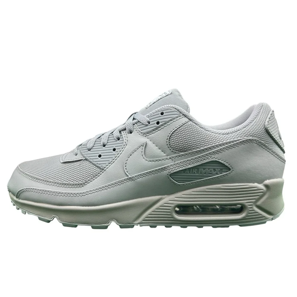 Men's 11.5‎ M - Nike Air Max 90 Wolf Grey Running Shoes CN8490-001 - NEW